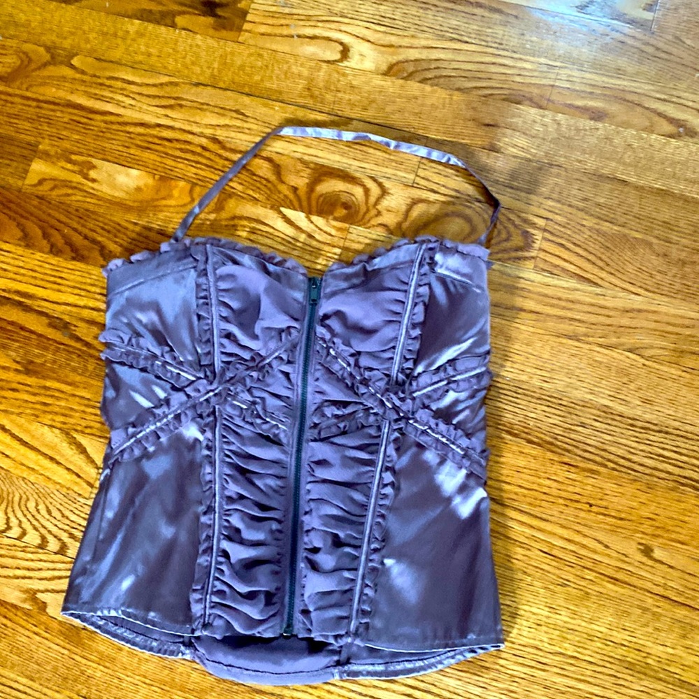 Bebe halter top bustier az L